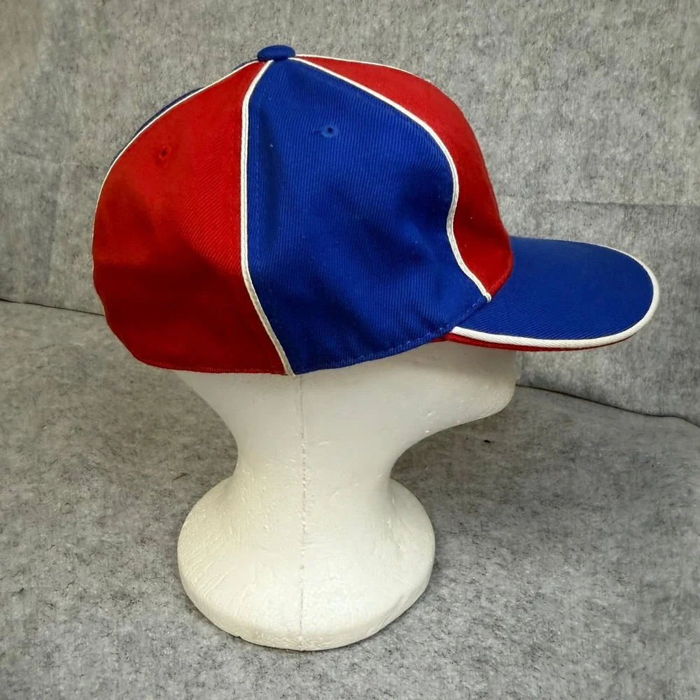 Big Boy Headgear Dual Fit Baseball Cap Red Blue Color Block Hat M-L-XL‎